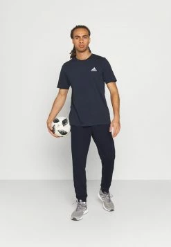 Adidas Performance ESSENTIALS CUFF - Tracksuit Bottoms - Legend Ink/white -adidas Performance Shop 3ee847a1959d463d8ff19bed5dd803d7