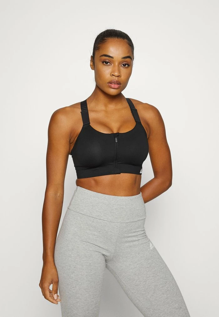 Adidas Performance ZIP - High Support Sports Bra - Black 3 Adidas Performance ZIP - High Support Sports Bra - Black