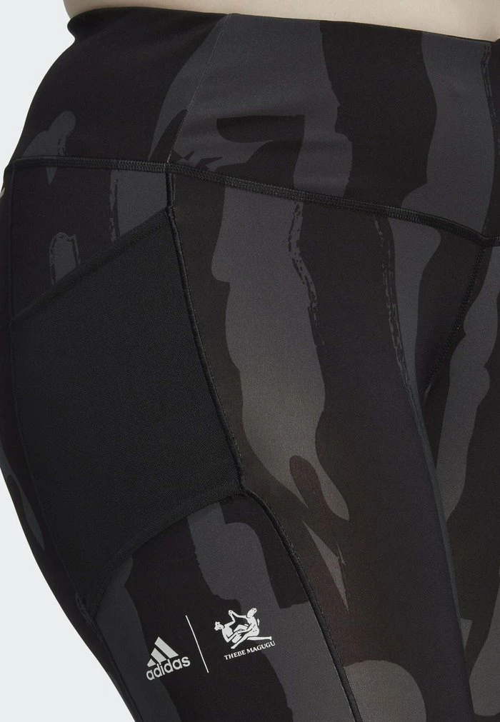 Adidas Performance NEW YORK CITY INDOOR TENNIS THEBE MAGUGU - Leggings - Black 8 Adidas Performance NEW YORK CITY INDOOR TENNIS THEBE MAGUGU - Leggings - Black - Image 6