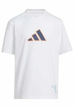 Adidas Performance TRAE YOUNG - Print T-shirt - White