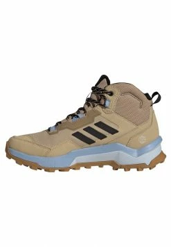 Adidas Performance TERREX AX4 MID GORE-TEX HIKING TECHNICAL SHOES - Hiking Shoes - Beige Tone/core Black/ambient Sky