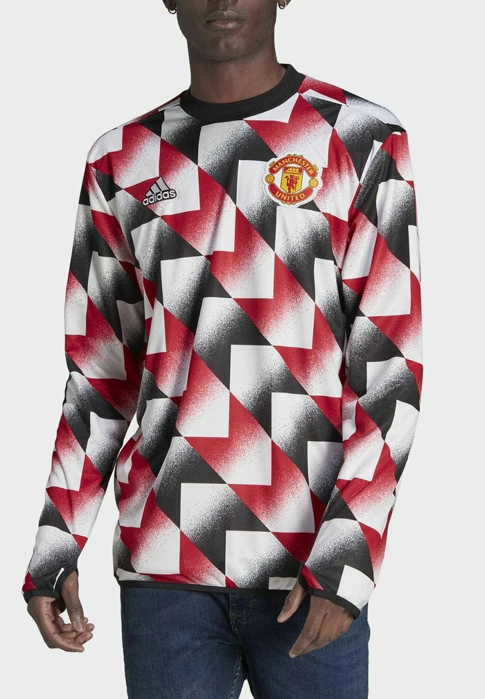 Adidas Performance MANCHESTER UNITED - Long Sleeved Top - White/red/black 6 Adidas Performance MANCHESTER UNITED - Long Sleeved Top - White/red/black - Image 4