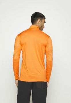 Adidas Performance MT HALF ZI LS - Long Sleeved Top - Orange -adidas Performance Shop 3f83ce256d6d462d91f6fc514d2f0a61