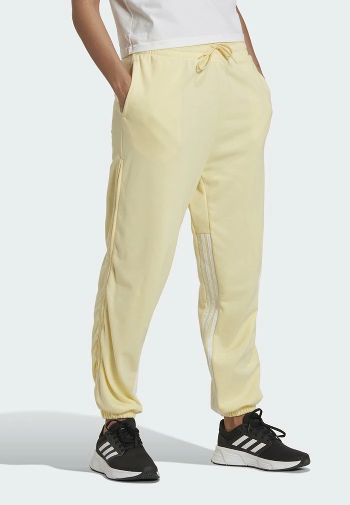 Adidas Performance HYGLM - Tracksuit Bottoms - Almost Yellow/white 3 Adidas Performance HYGLM - Tracksuit Bottoms - Almost Yellow/white