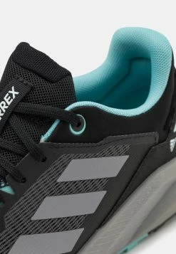 Adidas Performance TERREX TRAILRIDER - Trail Running Shoes - Core Black/grey Three/mint Ton -adidas Performance Shop 4150a86480fd465d8f223bb501caed88