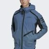 Adidas Performance UTILITAS - Hardshell Jacket - Blue -adidas Performance Shop 417e38a07a4142508840734bdfb67637