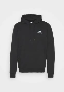 Adidas Performance FEELCOZY - Hoodie - Black/white -adidas Performance Shop 41b344eaca5e4e3eaa82b1a6ae7e7965