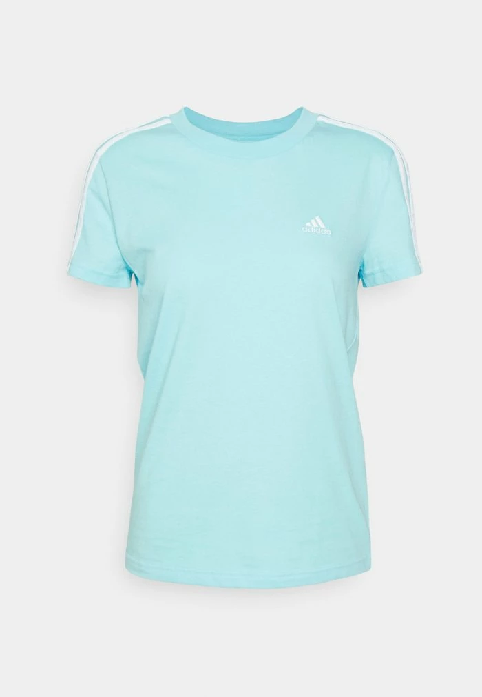 Adidas Performance Print T-shirt - Bliss Blue/white 6 Adidas Performance Print T-shirt - Bliss Blue/white - Image 4