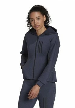 Adidas Performance Zip-up Sweatshirt - Legend Ink Mel.