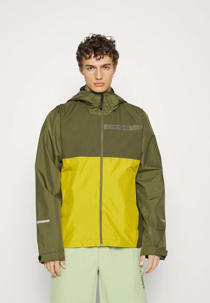 Adidas Performance MITEAM RR JAK 2.0 0 HIKING - Hardshell Jacket - Focus Olive 3 Adidas Performance MITEAM RR JAK 2.0 0 HIKING - Hardshell Jacket - Focus Olive