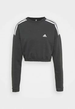 Adidas Performance CROP CREW - Sweatshirt - Carbon 12 Adidas Performance CROP CREW - Sweatshirt - Carbon -adidas Performance Shop 422b3475d9b84e75973605e15a8987a4