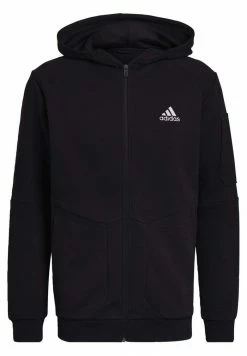 Adidas Performance ESSENTIAL - Zip-up Sweatshirt - Black -adidas Performance Shop 42bf615d5d714c77812dfc358d8c4542