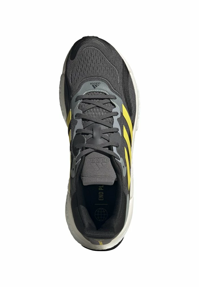 Adidas Performance SOLAR BOOST 4 NEUTRAL RUNNING SHOES - Neutral Running Shoes - Grey Six/beam Yellow/linen Green 5 Adidas Performance SOLAR BOOST 4 NEUTRAL RUNNING SHOES - Neutral Running Shoes - Grey Six/beam Yellow/linen Green - Image 3