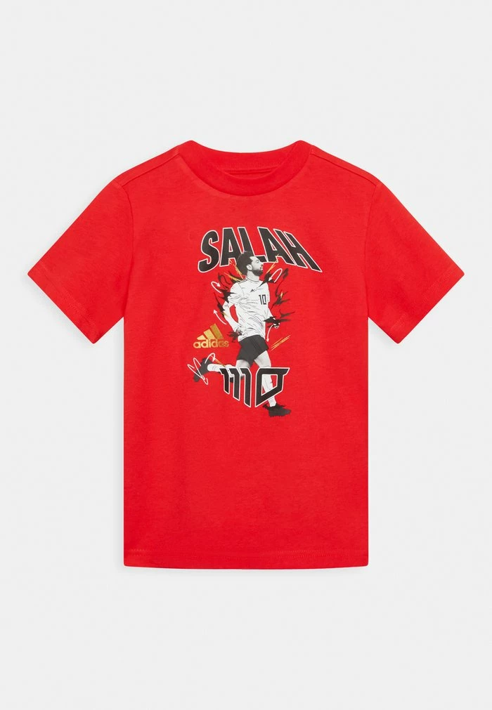 Adidas Performance SALAH GRAPHIC TEE UNISEX - Print T-shirt - Vivid Red 3 Adidas Performance SALAH GRAPHIC TEE UNISEX - Print T-shirt - Vivid Red