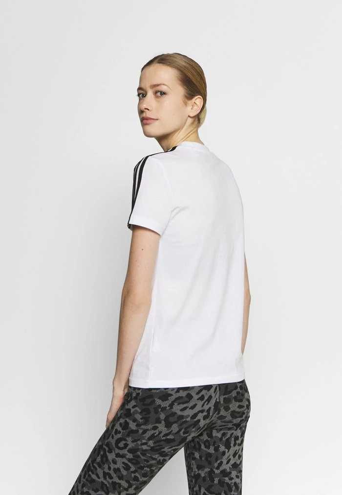 Adidas Performance Print T-shirt - White/black 5 Adidas Performance Print T-shirt - White/black - Image 3