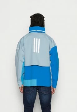 Adidas Performance MYSHELTER - Waterproof Jacket - Shock Blue/magic Grey/app Sky Rush -adidas Performance Shop 43d9a8c68feb45e2befe2698c8134cf6