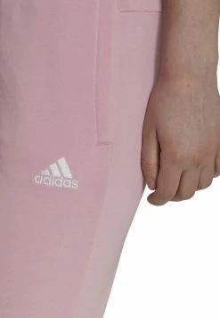 Adidas Performance ESSENTIALS FRENCH TERRY LOGO - Tracksuit Bottoms - True Pink/white -adidas Performance Shop 43d9f9319a894e7b9b749e300ffca2f0