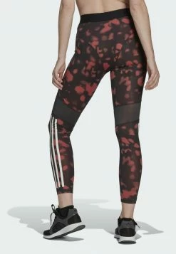 Adidas Performance HYPERGLAM PRINTED - Leggings - Red