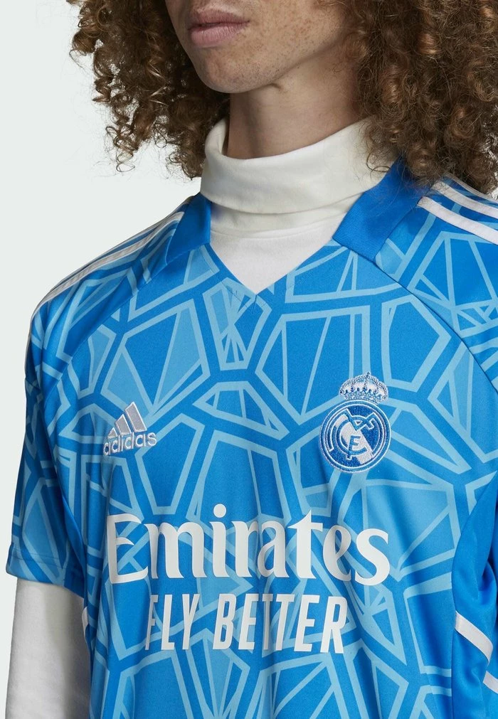 Adidas Performance REAL MADRID TORWART - Goalkeeper Shirt - Blue 6 Adidas Performance REAL MADRID TORWART - Goalkeeper Shirt - Blue - Image 4
