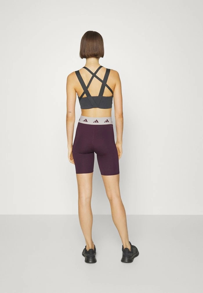 Adidas Performance BIKE - Leggings - Shadow Maroon 5 Adidas Performance BIKE - Leggings - Shadow Maroon - Image 3