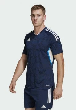 Adidas Performance CONDIVO 22 MATCH DAY - Print T-shirt - Blue