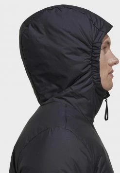 Adidas Performance STRIPES HOODED INSULATED - Winter Jacket - Black -adidas Performance Shop 45590020ec4c4eab8621035383895e6d