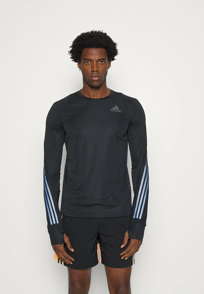 Adidas Performance RUN ICON TEE - Print T-shirt - Black 3 Adidas Performance RUN ICON TEE - Print T-shirt - Black