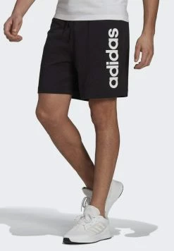 Adidas Performance AEROREADY ESSENTIALS LINEAR LOGO SHORTS - Sports Shorts - Black