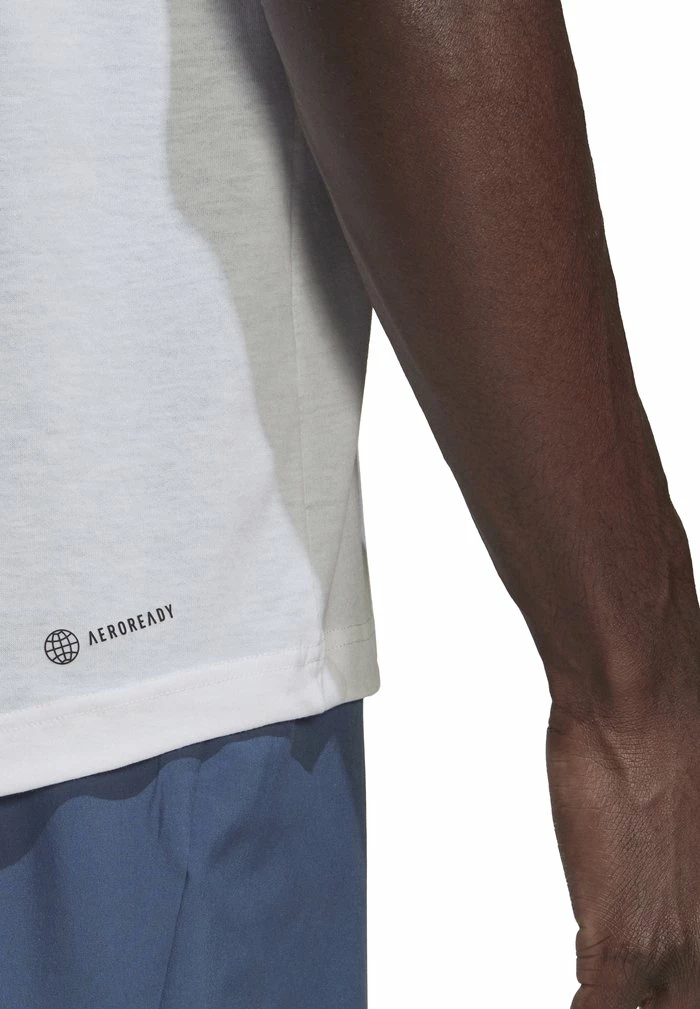 Adidas Performance D2M - Print T-shirt - White 6 Adidas Performance D2M - Print T-shirt - White - Image 4