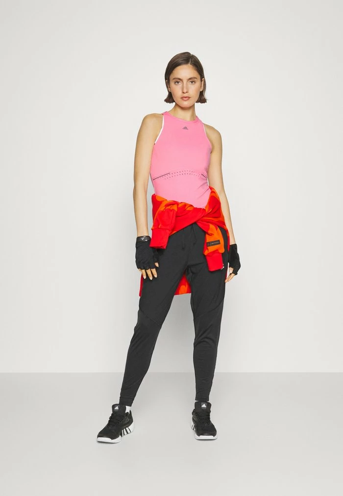 Adidas Performance HIIT 45 SECONDS FITTED TANK - Top - Bliss Pink/carbon 4 Adidas Performance HIIT 45 SECONDS FITTED TANK - Top - Bliss Pink/carbon - Image 2