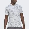 Adidas Performance GRAPHIC - Polo Shirt - White -adidas Performance Shop 471be11f4e6845d59835c677c239cf5e