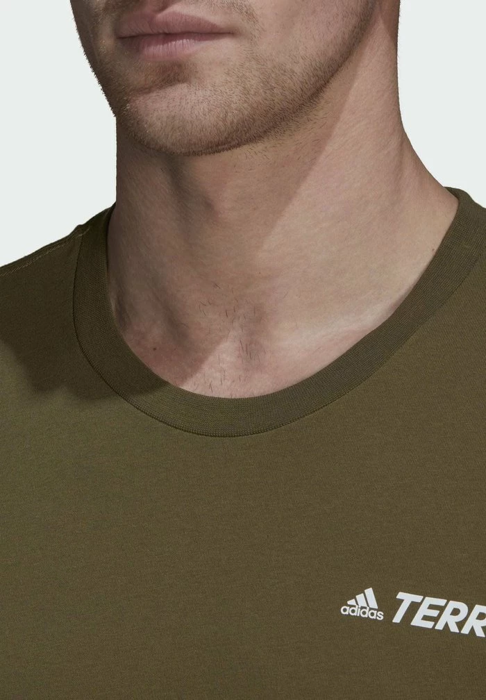 Adidas Performance TERREX MOUNTAIN GRAPHIC - Print T-shirt - Green 7 Adidas Performance TERREX MOUNTAIN GRAPHIC - Print T-shirt - Green - Image 5