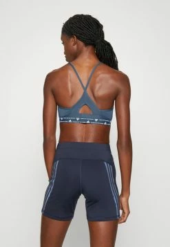 Adidas Performance AEROREACT - Light Support Sports Bra - Steel -adidas Performance Shop 473a6af80bf74a7b9ca6076fe0fcea1a