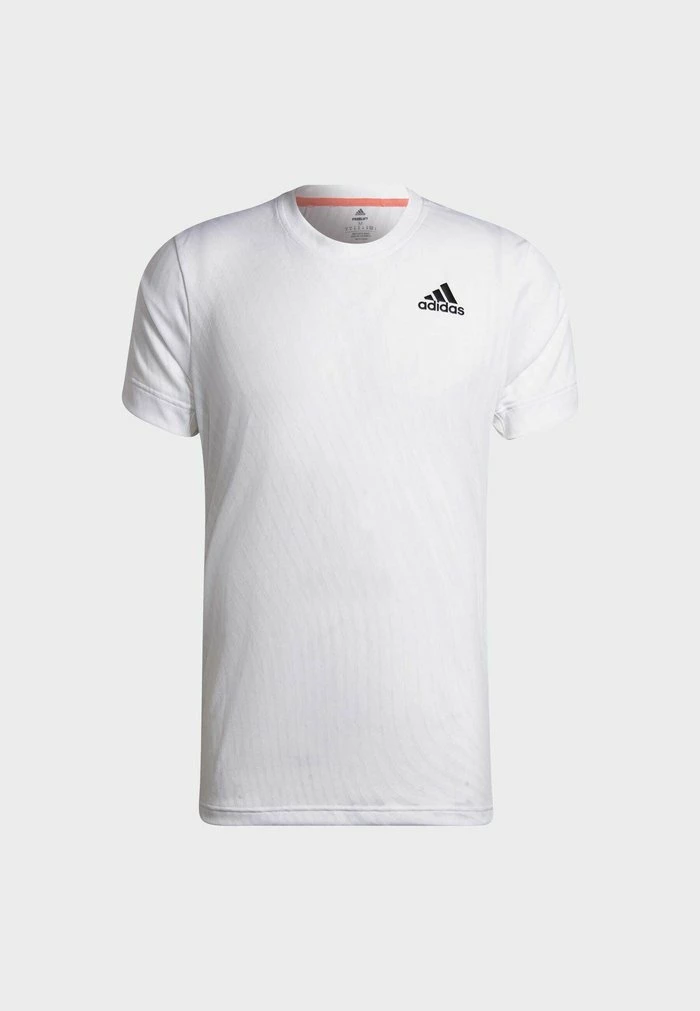 Adidas Performance TENNIS FREELIFT - Basic T-shirt - White 5 Adidas Performance TENNIS FREELIFT - Basic T-shirt - White - Image 3