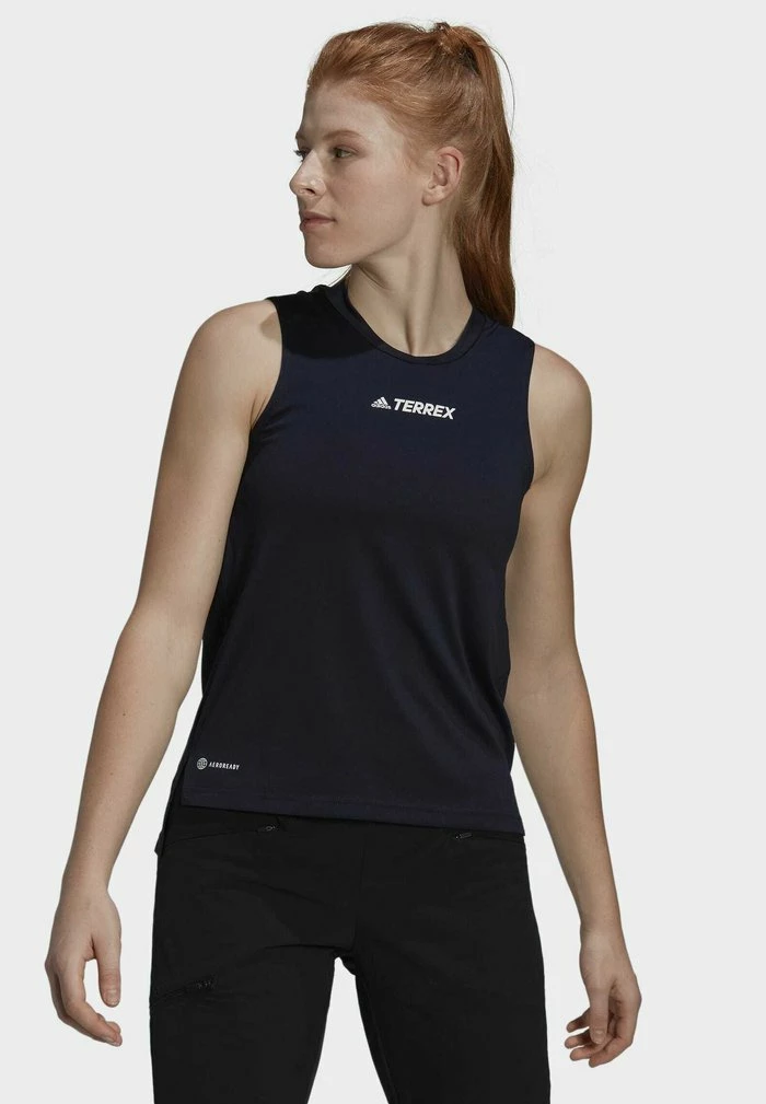 Adidas Performance W MT TANK - Sports T-shirt - Blue 3 Adidas Performance W MT TANK - Sports T-shirt - Blue