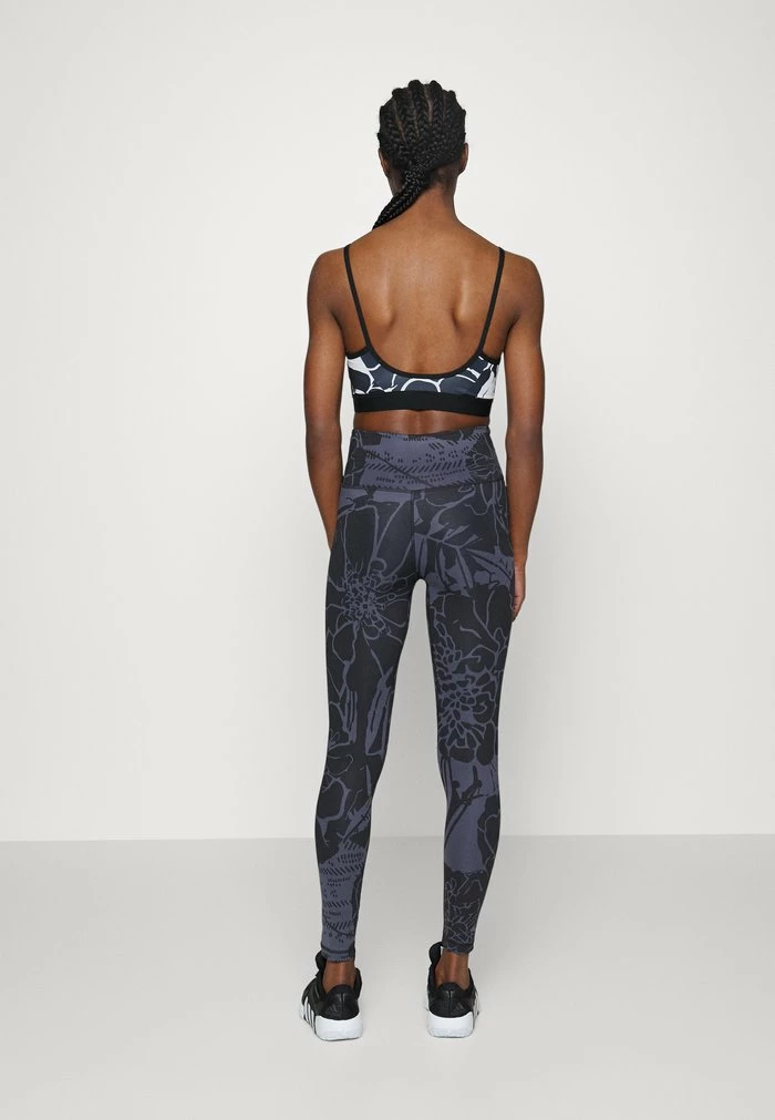Adidas Performance FLOWER - Leggings - Shadow Navy 5 Adidas Performance FLOWER - Leggings - Shadow Navy - Image 3
