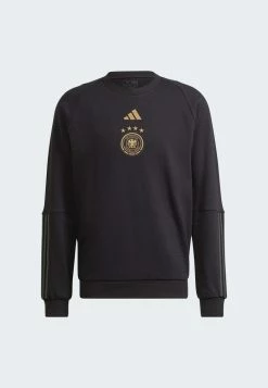 Adidas Performance DEUTSCHLAND DFB COTTON MIX CREW - Sweatshirt - Black -adidas Performance Shop 48a5b3b9bbf448edaad82a1d4424df15