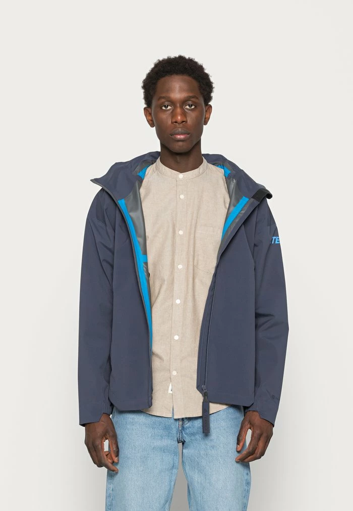 Adidas Performance MYSHELTER - Waterproof Jacket - Blue 3 Adidas Performance MYSHELTER - Waterproof Jacket - Blue