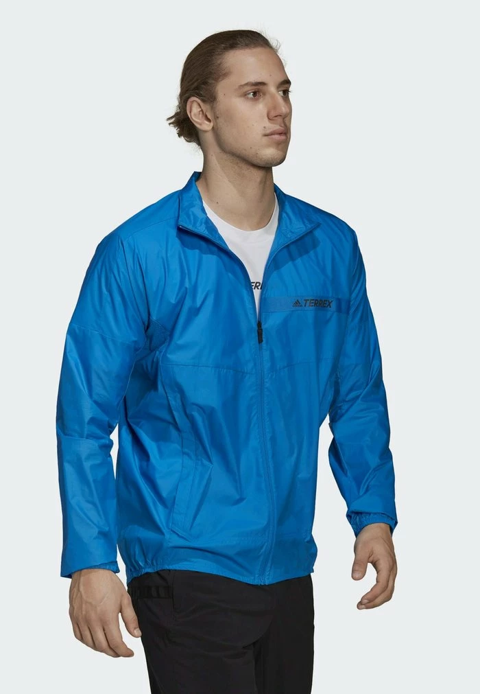 Adidas Performance WIND - Outdoor Jacket - Blue 9 Adidas Performance WIND - Outdoor Jacket - Blue - Image 7