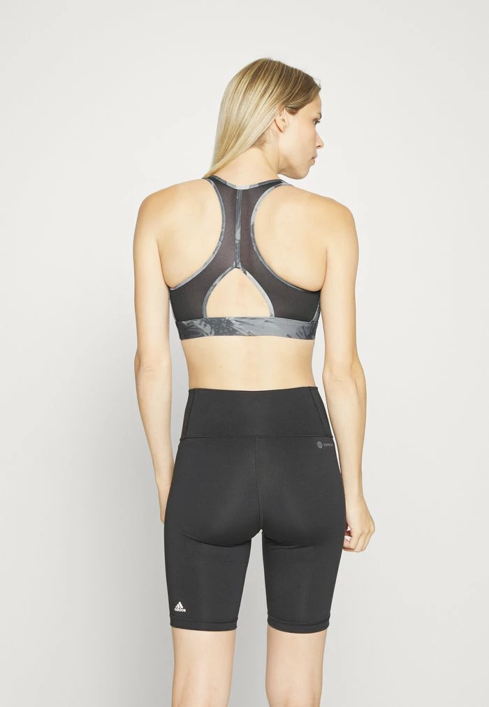 Adidas Performance Medium Support Sports Bra - Black/white 5 Adidas Performance Medium Support Sports Bra - Black/white - Image 3