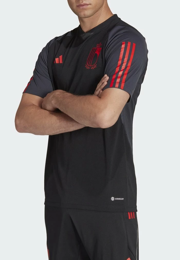 Adidas Performance BELGIUM RBFA - Sports T-shirt - Black 3 Adidas Performance BELGIUM RBFA - Sports T-shirt - Black