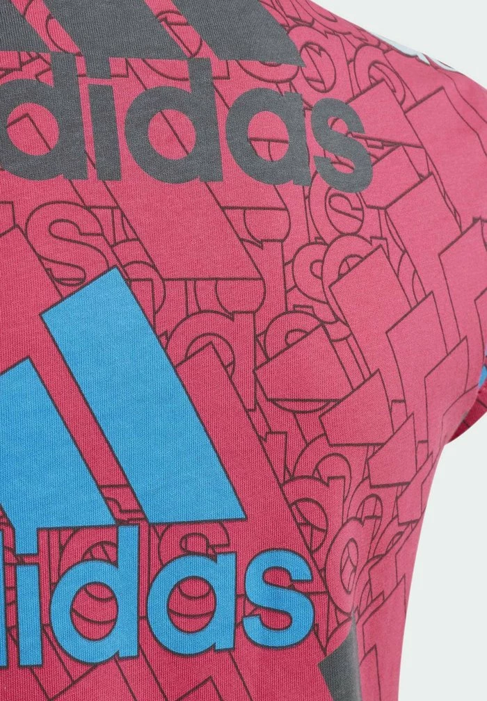 Adidas Performance ESSENTIALS - Print T-shirt - Pink 7 Adidas Performance ESSENTIALS - Print T-shirt - Pink - Image 5