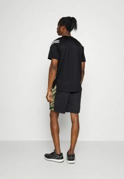 Adidas Performance TEE - Print T-shirt - Black/white -adidas Performance Shop 4c86922e65384cc39aac124c0808ec5d