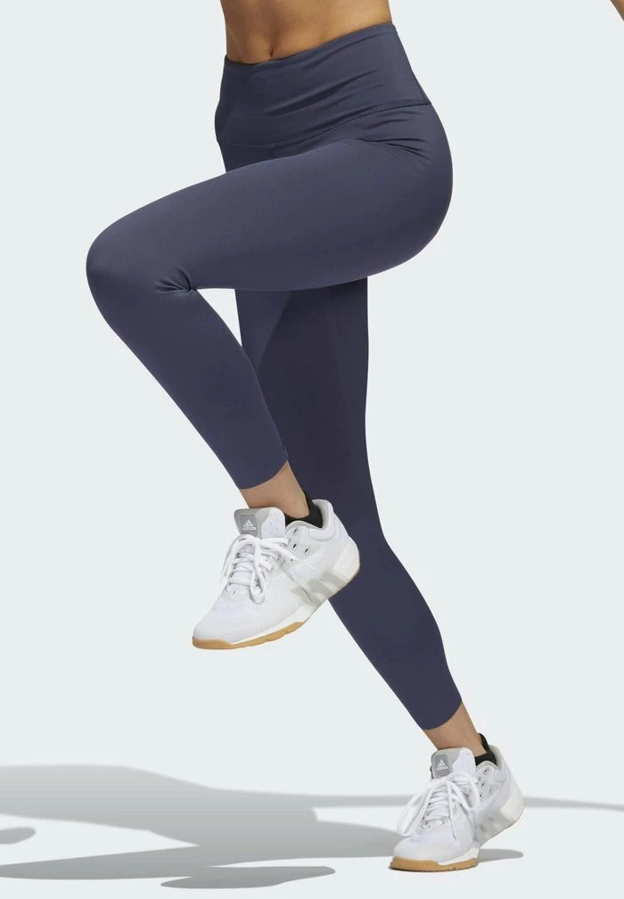 Adidas Performance OPTIME - Leggings - Blue 3 Adidas Performance OPTIME - Leggings - Blue