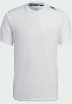 Adidas Performance DESIGNED FOR TRAINING - Print T-shirt - White -adidas Performance Shop 4c9694f438ec4ae48be6d8c7646ca88e