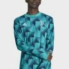 Adidas Performance LONGSLEEVE - Long Sleeved Top - Turquoise -adidas Performance Shop 4cd13ccbfd264ca6841a28d9a0a46fe2