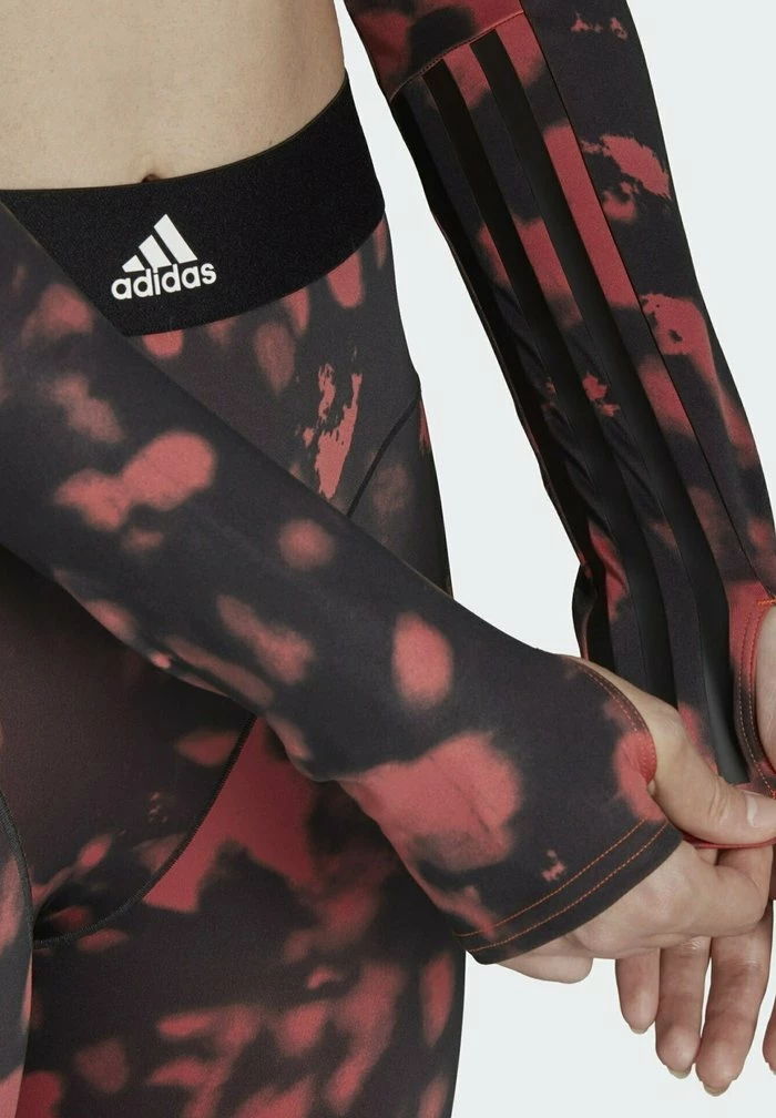 Adidas Performance HYPERGLAM CUT - Long Sleeved Top - Red White 6 Adidas Performance HYPERGLAM CUT - Long Sleeved Top - Red White - Image 4