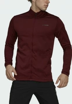 Adidas Performance MT FULL - Zip-up Sweatshirt - Burgundy -adidas Performance Shop 4d58960cc0564c1789b57801fca6ce0f