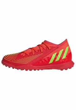 Adidas Performance PREDATOR EDGE - Astro Turf Trainers - Rotgruenschwarz