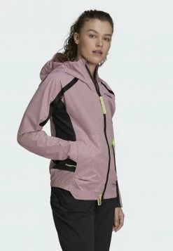 Adidas Performance TERREX UTILITAS RAIN - Outdoor Jacket - Purple -adidas Performance Shop 4d829b1b17454690a4e7bc3149b4abed